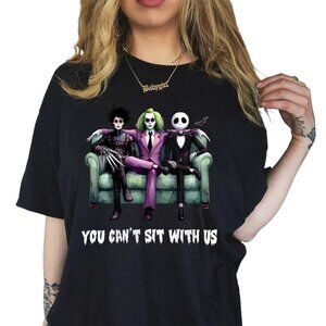 You Can’t Sit With Us Halloween Crewneck – Retro 90s Halloween T-shirt